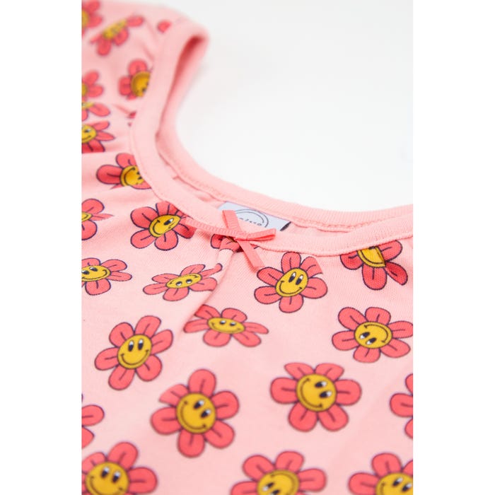 inSua-Kids nachtkleed smiley bloemen