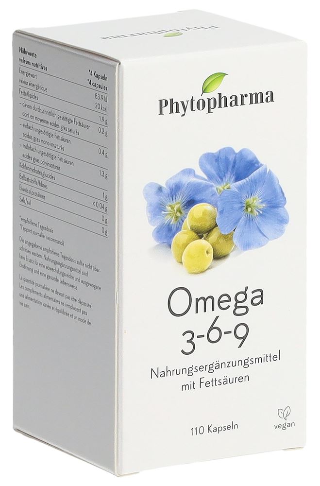 PHYTOPHARMA Omega 3-6-9 Kaps 110 Stk