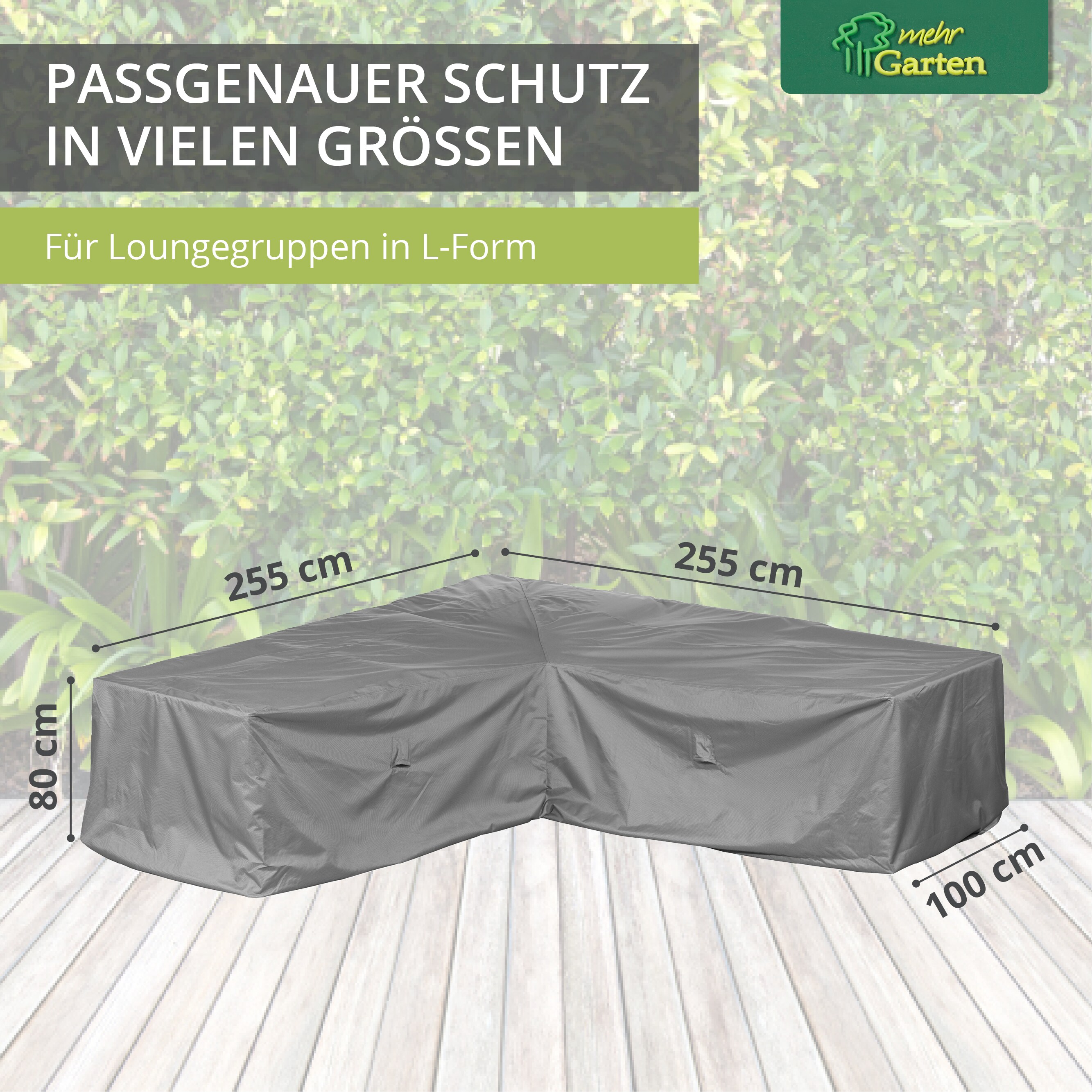 Premium Schutzhülle für Loungegruppe L-Form