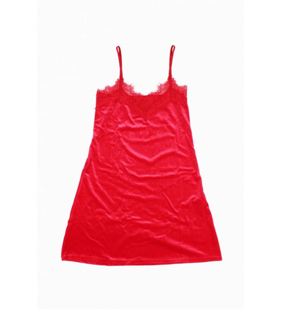 Camisola de veludo vermelha Admas