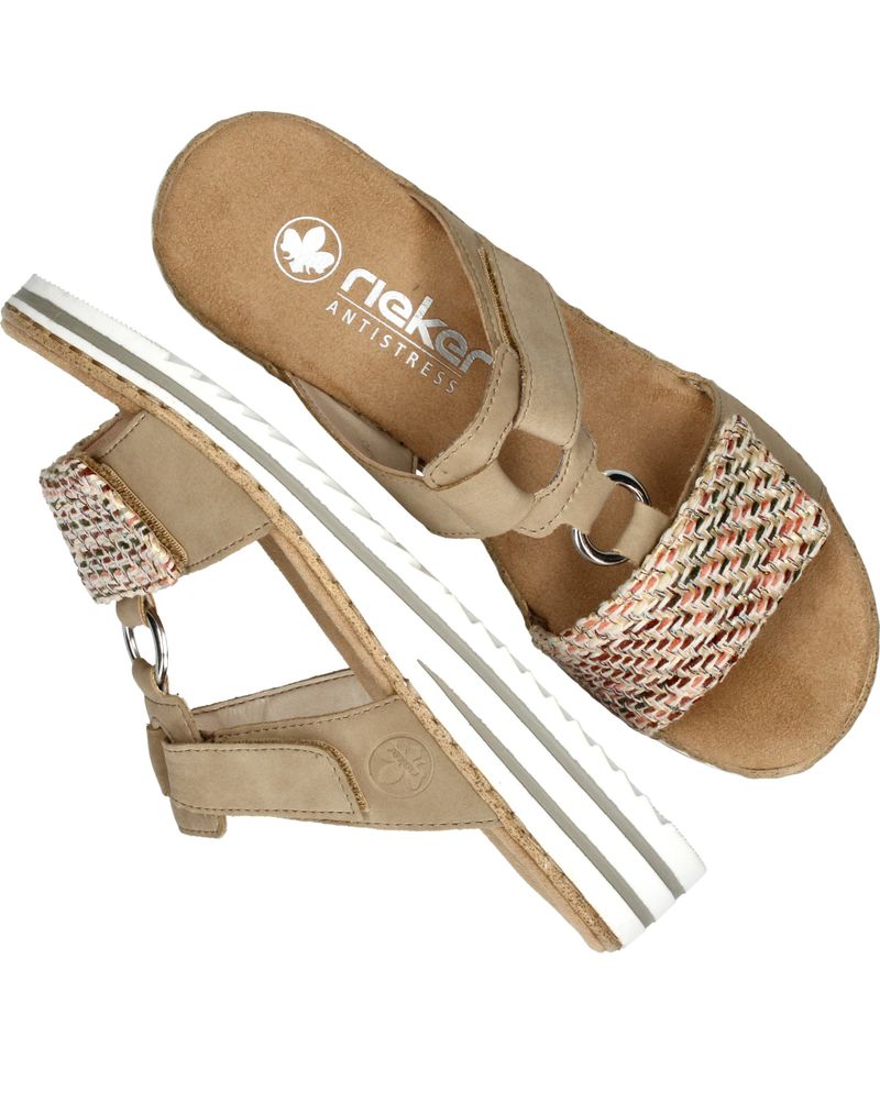 Rieker Slippers Beige Dames