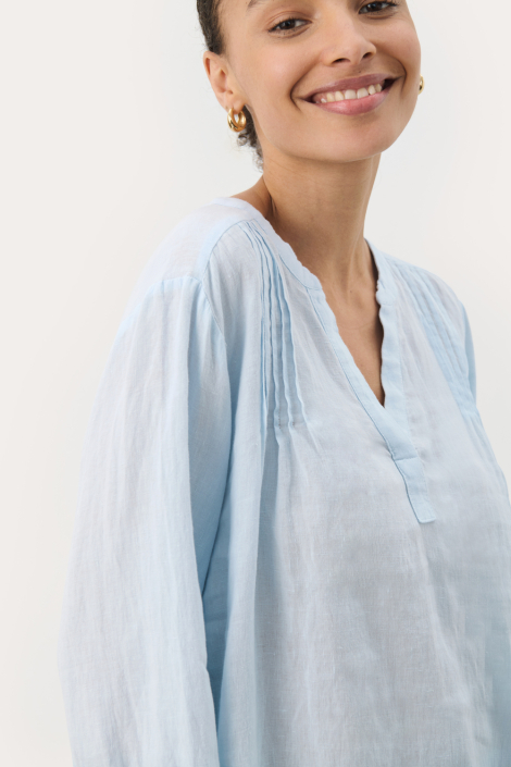 Part Two blauwe dames blouse