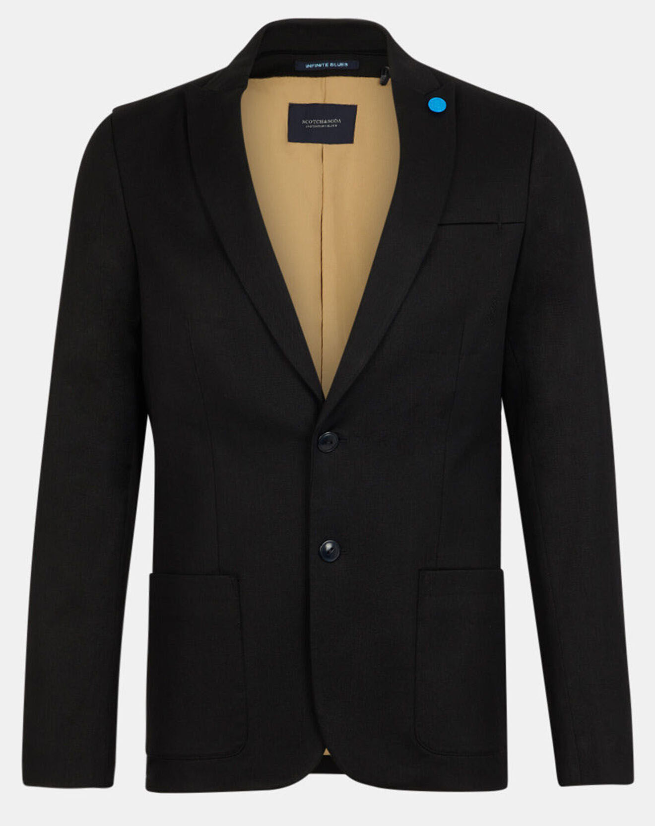 Scotch & Soda Blazer habillé 2 Boutons noir