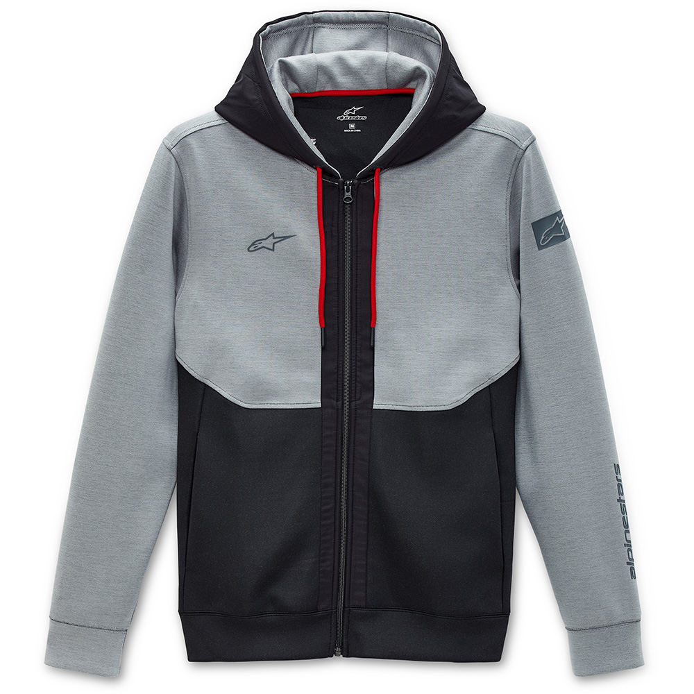 Alpinestars - Veste zippée Exotech Tech Gris Clair / Noir