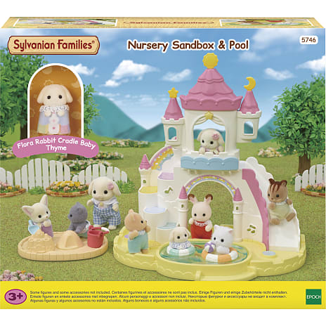 Sylvanian Families børnehave sandkasse og badebassin