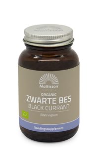 Mattisson HealthStyle Organic Zwarte Bes Capsules 120CP