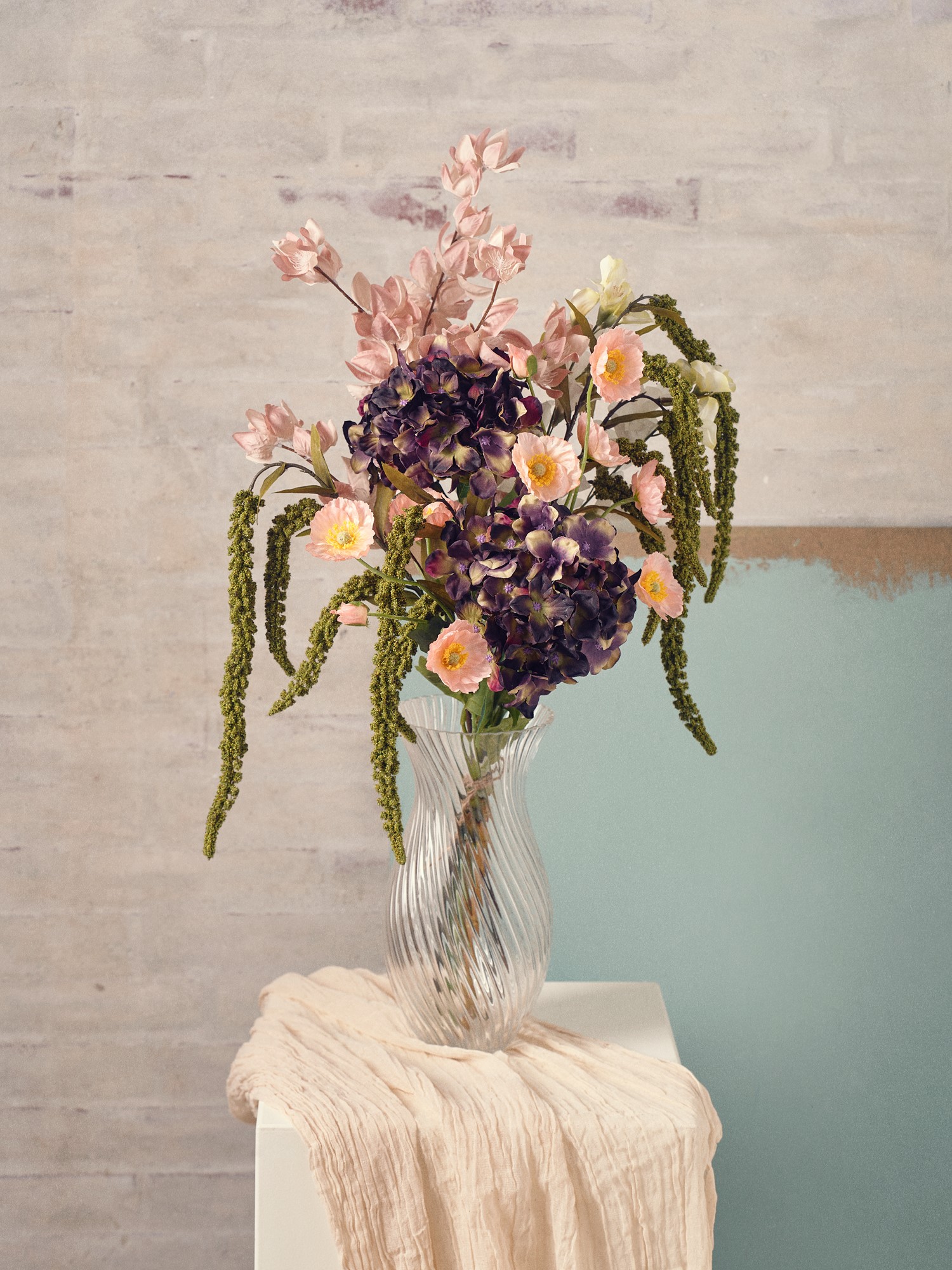 Kunstig blomst rævehale | 78 cm.  | Green