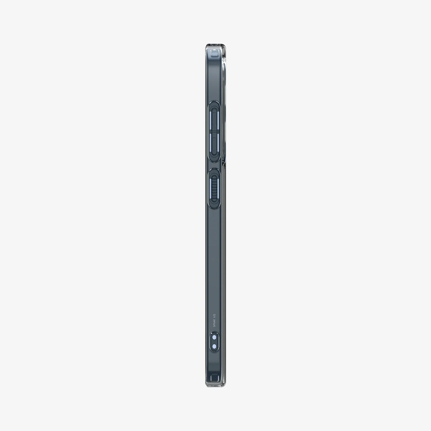 Samsung Galaxy S25  Plus Liquid Crystal Case Gummi Hülle (ACS08975) - Space Crystal (Grau / Transparent)