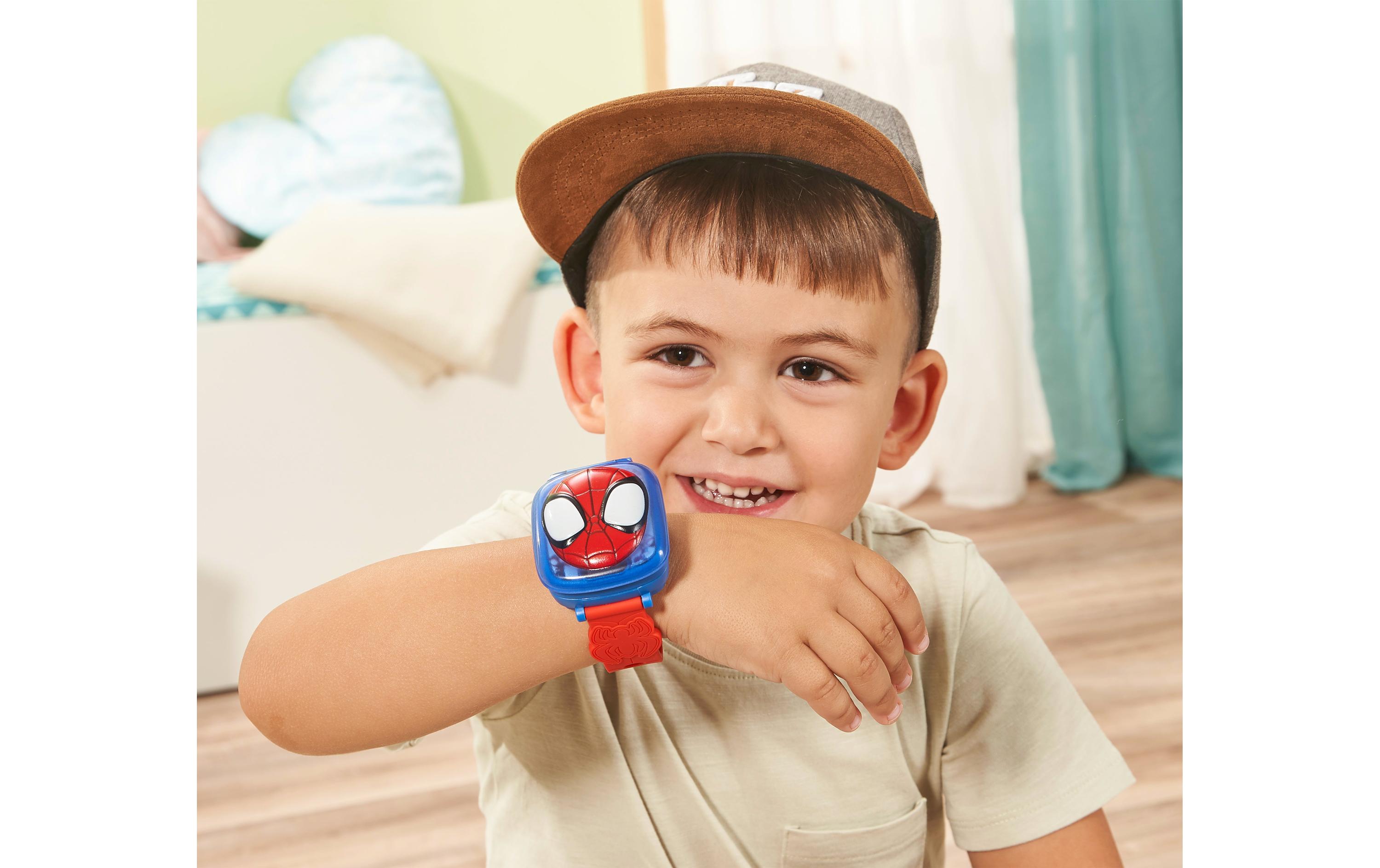 Spidey und seine Super-Freunde – Lernuhr -DE-Digitale Kinderuhr mit vielen Funktionen und Lernspielen