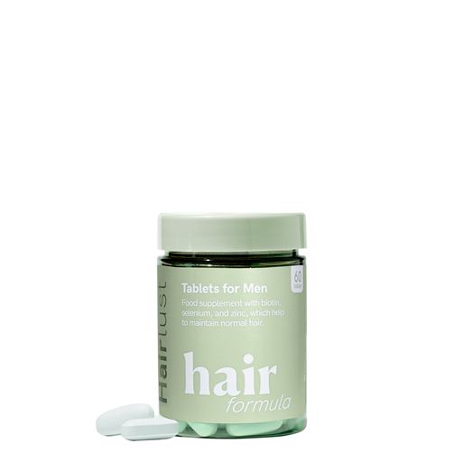 Hairlust Hair Formula Tablets For Men, 60 stk