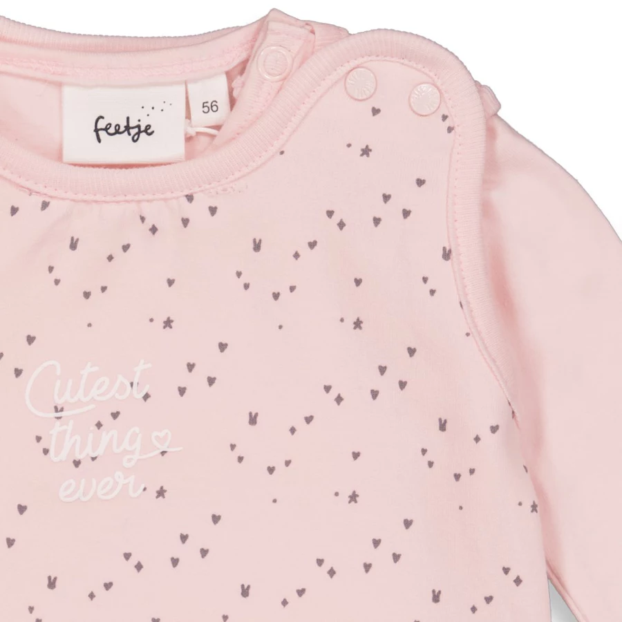 Feetje Strampler 2-tlg. Cutest Thing Ever Roze