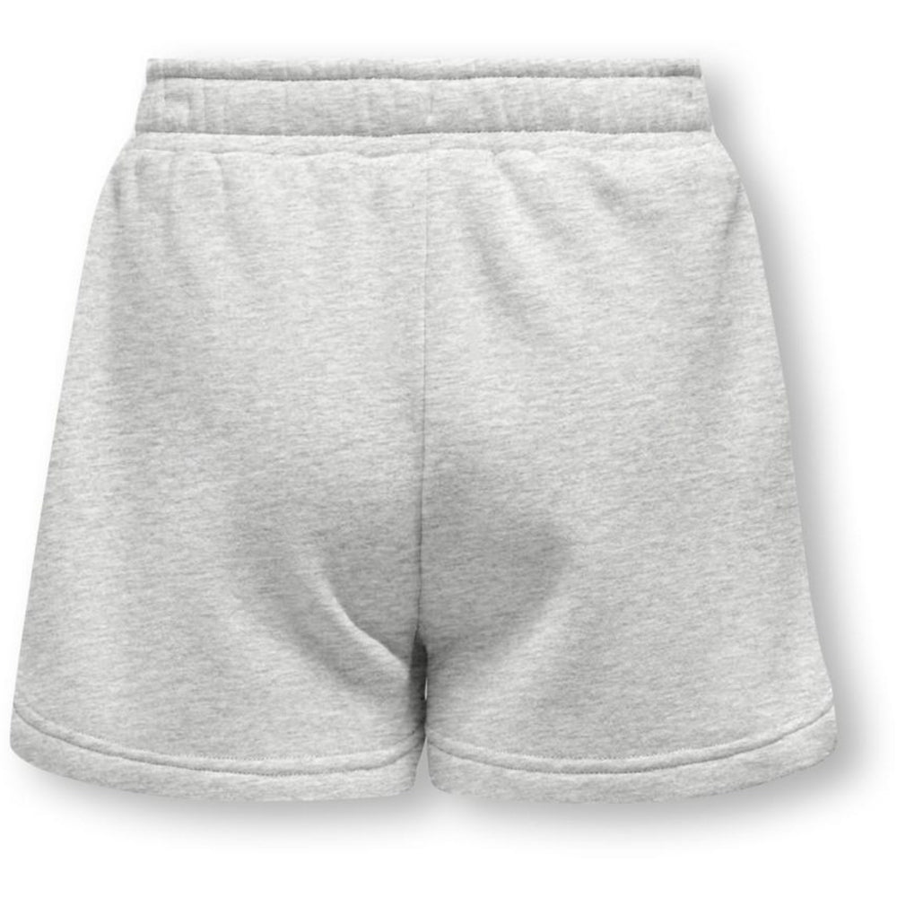 Køb kids ONLY Light Grey Melange Kogsweat String Shorts Vd Swt