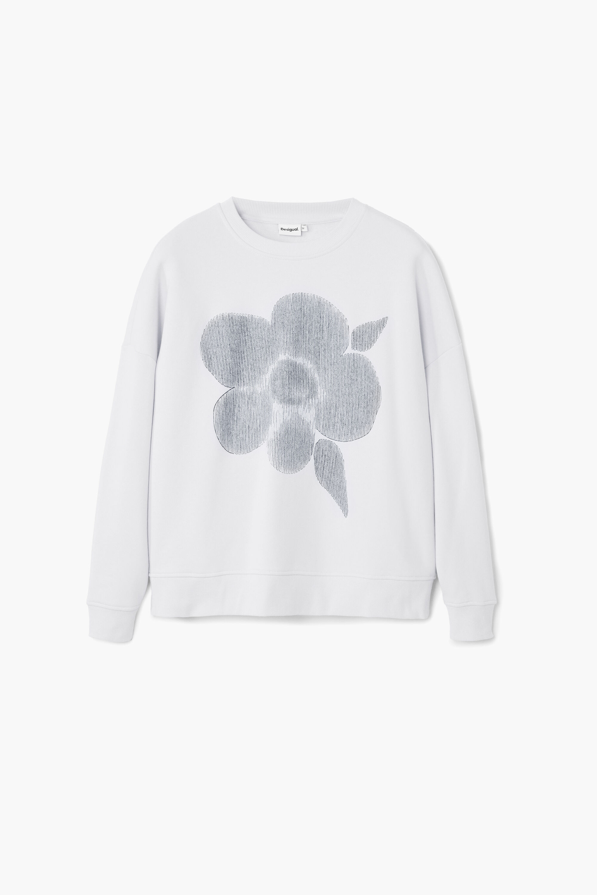 Moletom com estampa floral