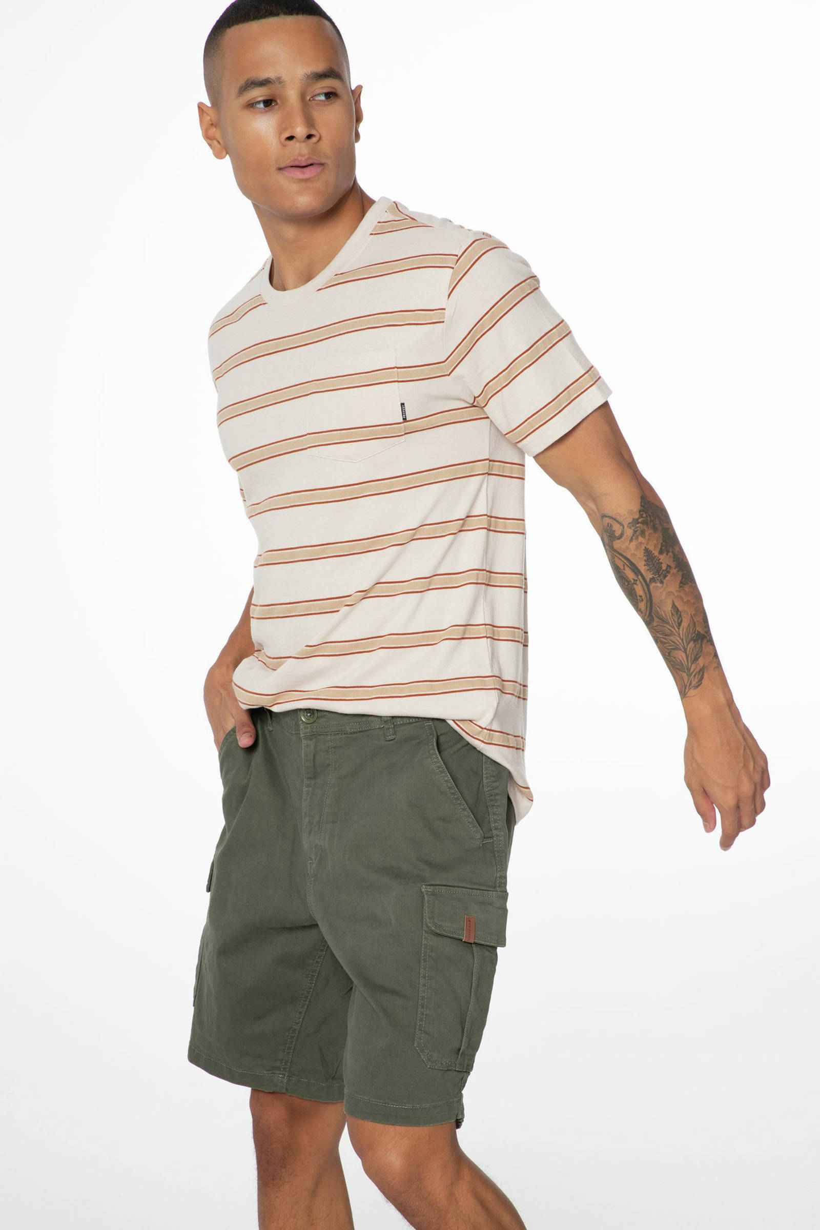 Protest regular fit cargo short  PRTNYTRO spruce
