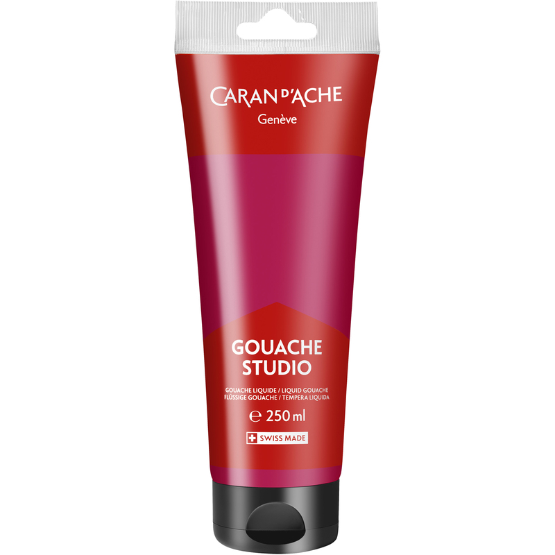 Caran d'Ache Deckfarbe Gouache Studio, 250 ml, magenta, 1 Stück