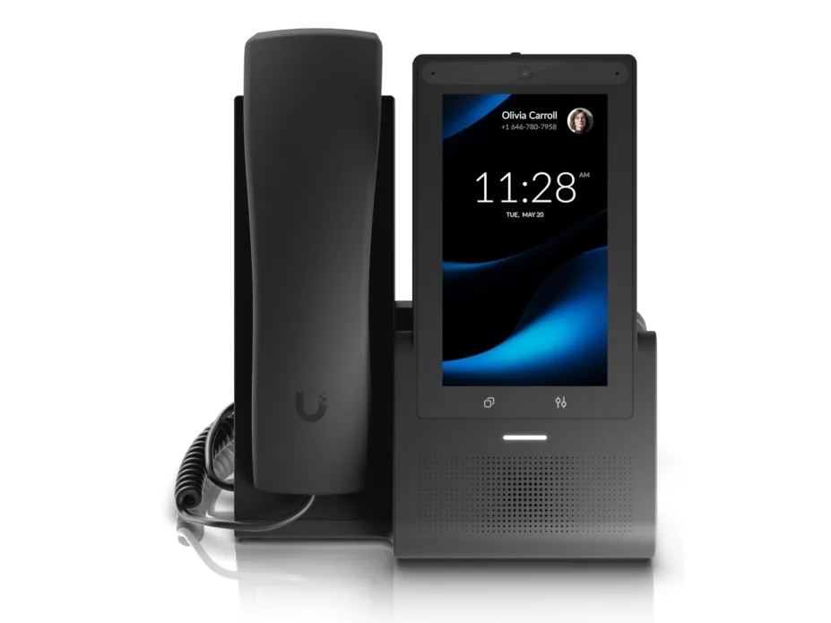 Ubiquiti UniFi G3 Touch Pro - VoIP-telefon - med digitalkamera - IEEE 802.11a/b/g/n/ac (Wi-Fi) / Bluetooth 4.2 - sort