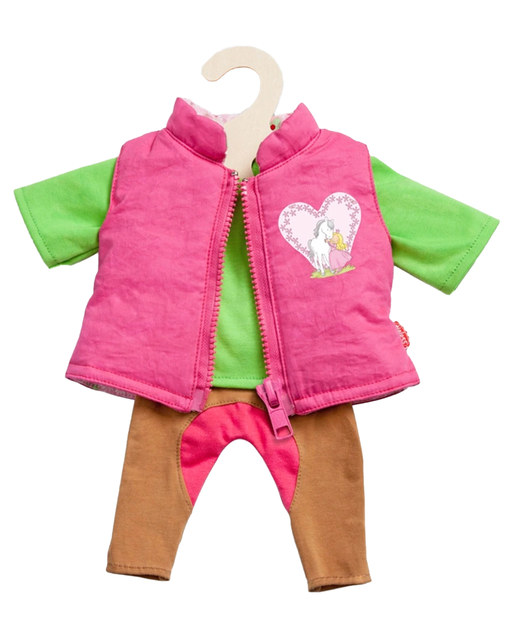 Puppenkleidung REITEROUTFIT 3-teilig klein (28-35 cm)