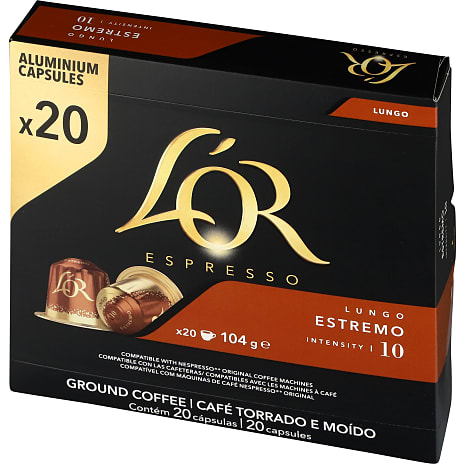 Lungo Estremo kaffekapsler
