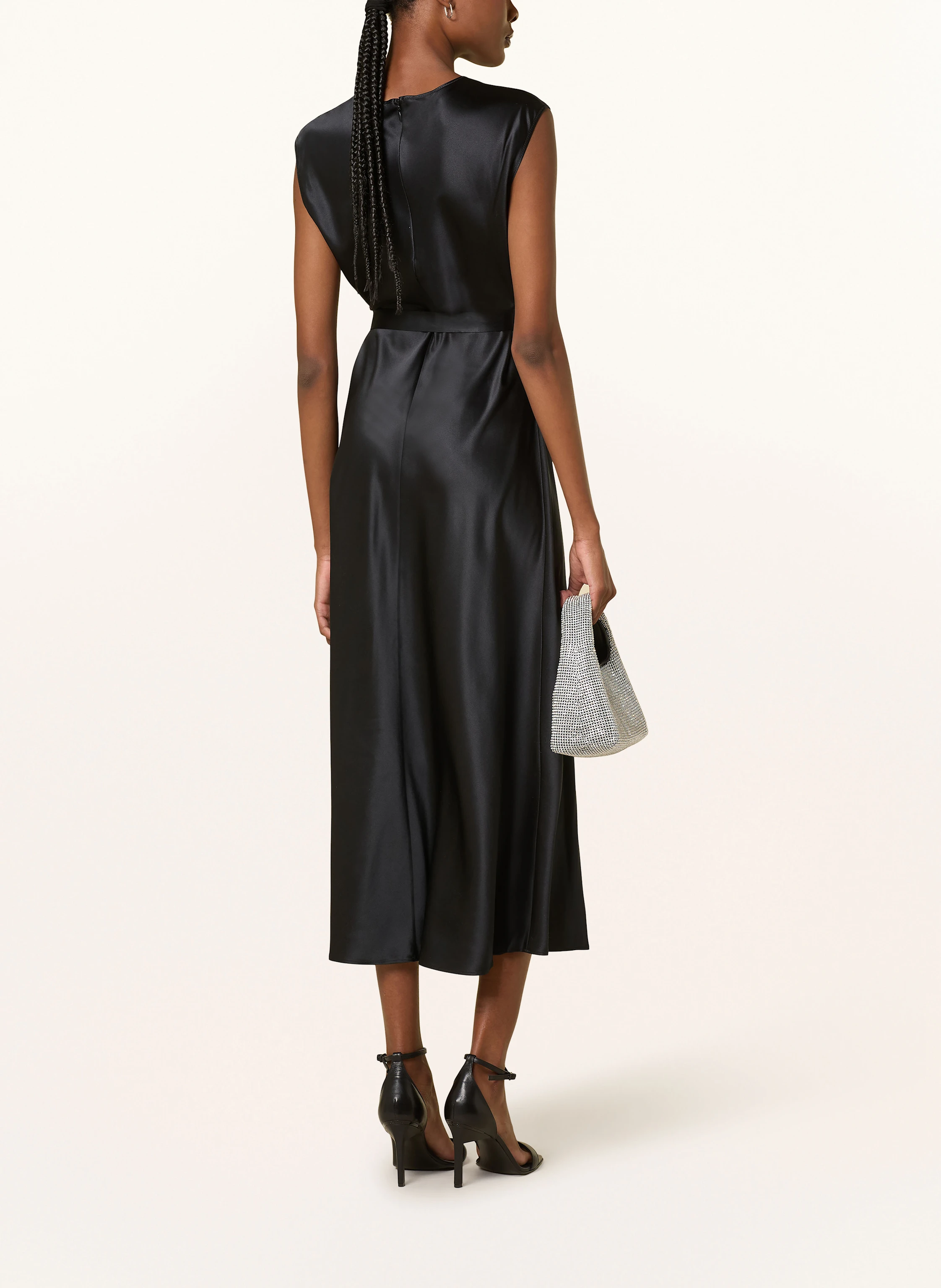 JOSEPH Seidenkleid mit abnehmbarer Schluppe