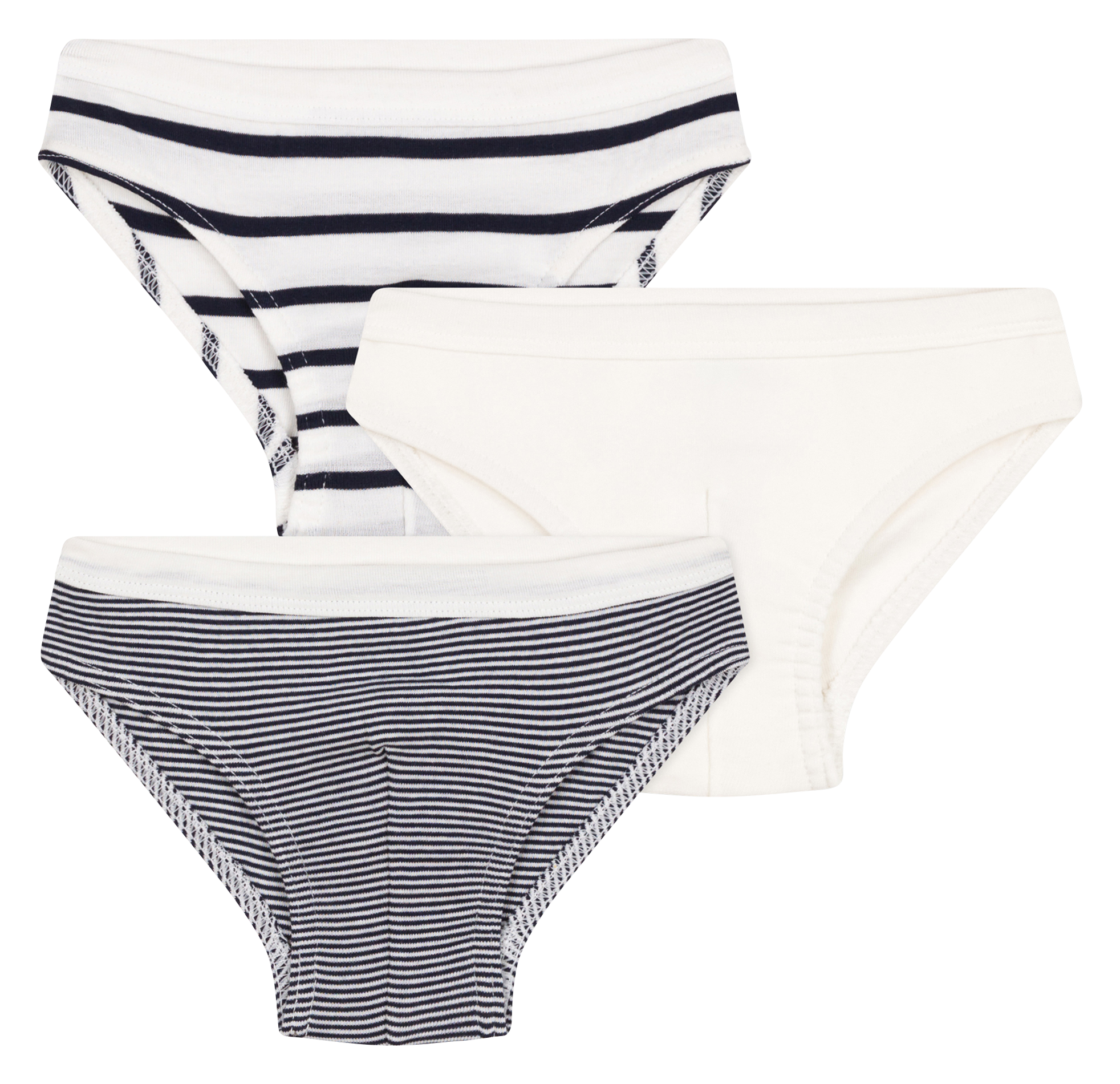 Lot de 3 slips en coton | Multicolore