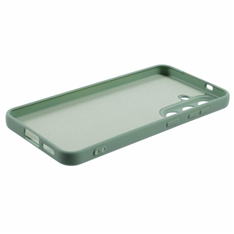 Samsung Galaxy S25 Gummi Case Hülle mit Kameraschutz - Grün (Matt)