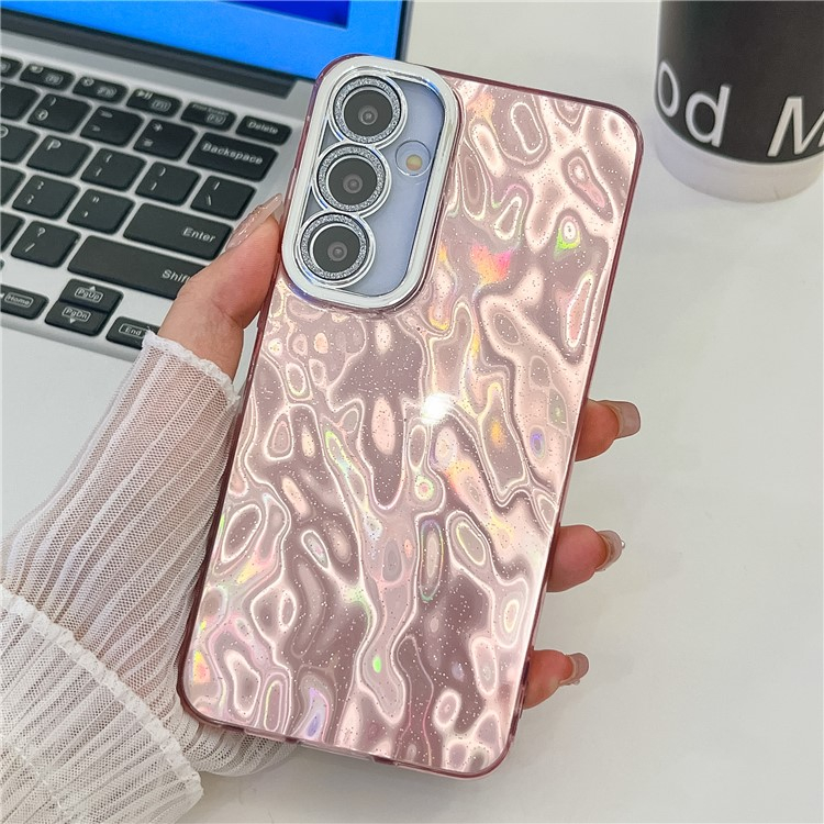 Samsung Galaxy S25  Plus Hybrid Hardcase Schutzhülle mit Kameraglasschutz im Glitzer Design - Roségold