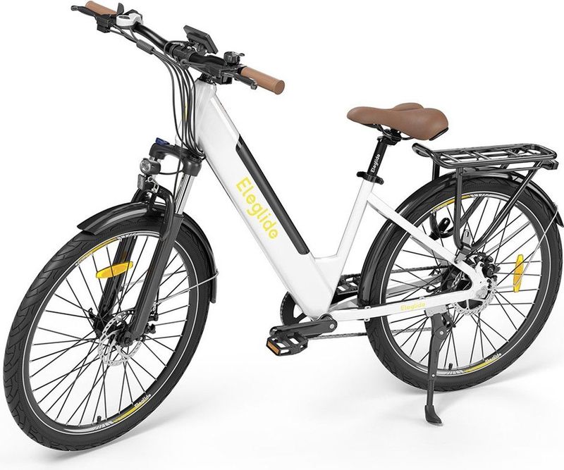 Eleglide - T1 Step-Thru - Elektrische Trekkingfiets - Wit - 27,5 Inch - 250W Motor - 100km Bereik