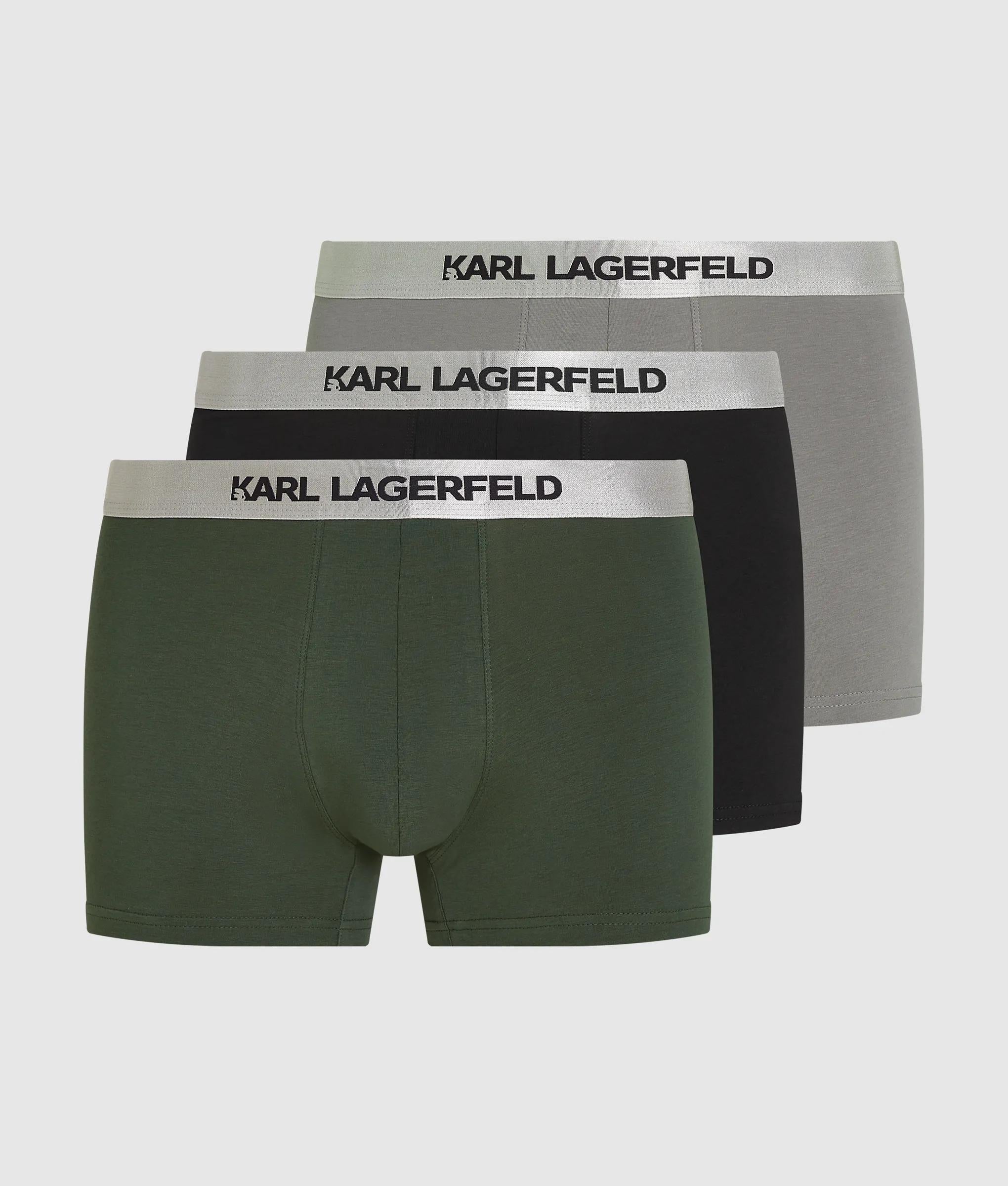 Metallic boxers met logo – 3 stuks
