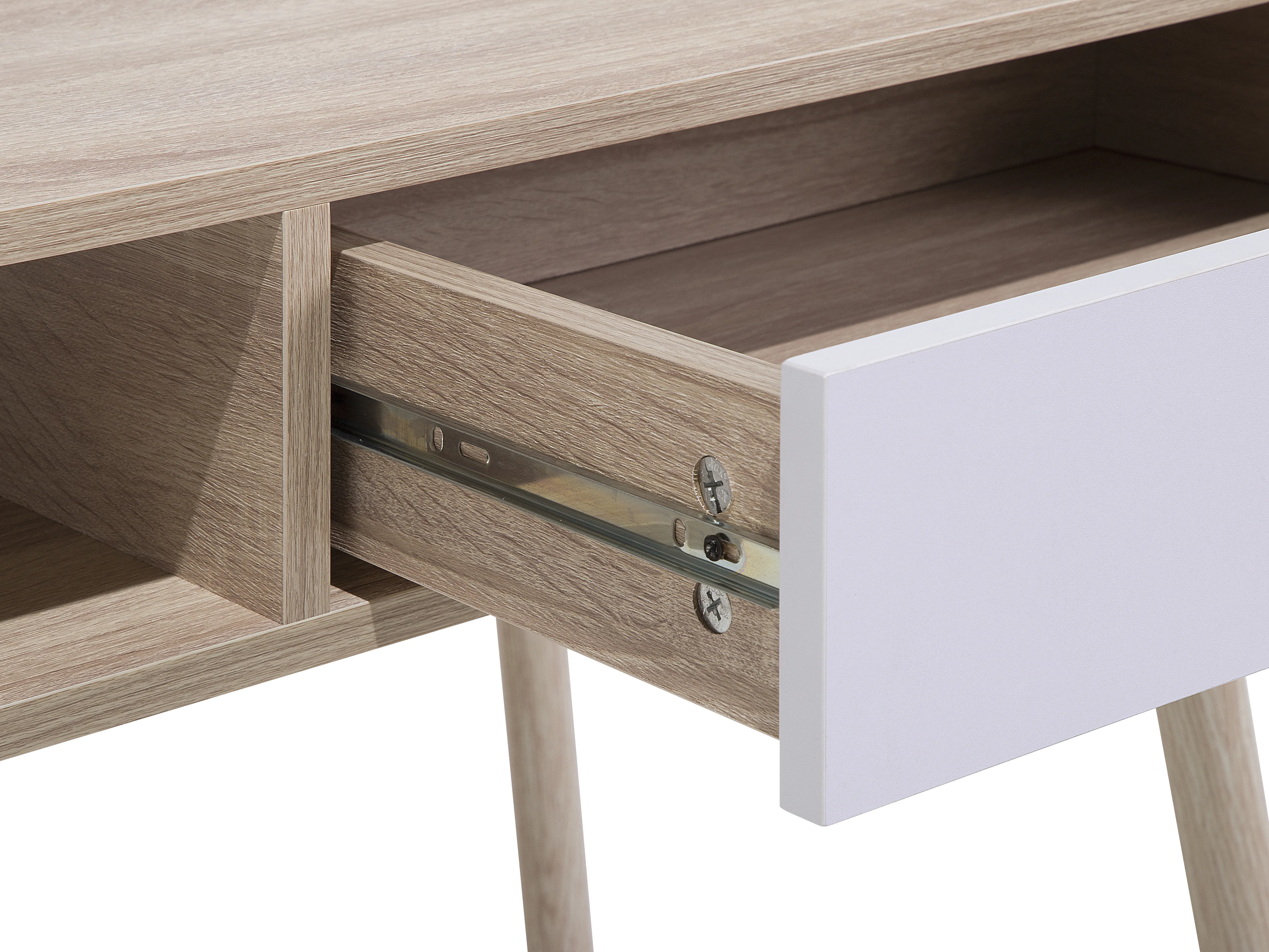 Bureau DEORA Lichtbruin 100 cm 48 cm met lades