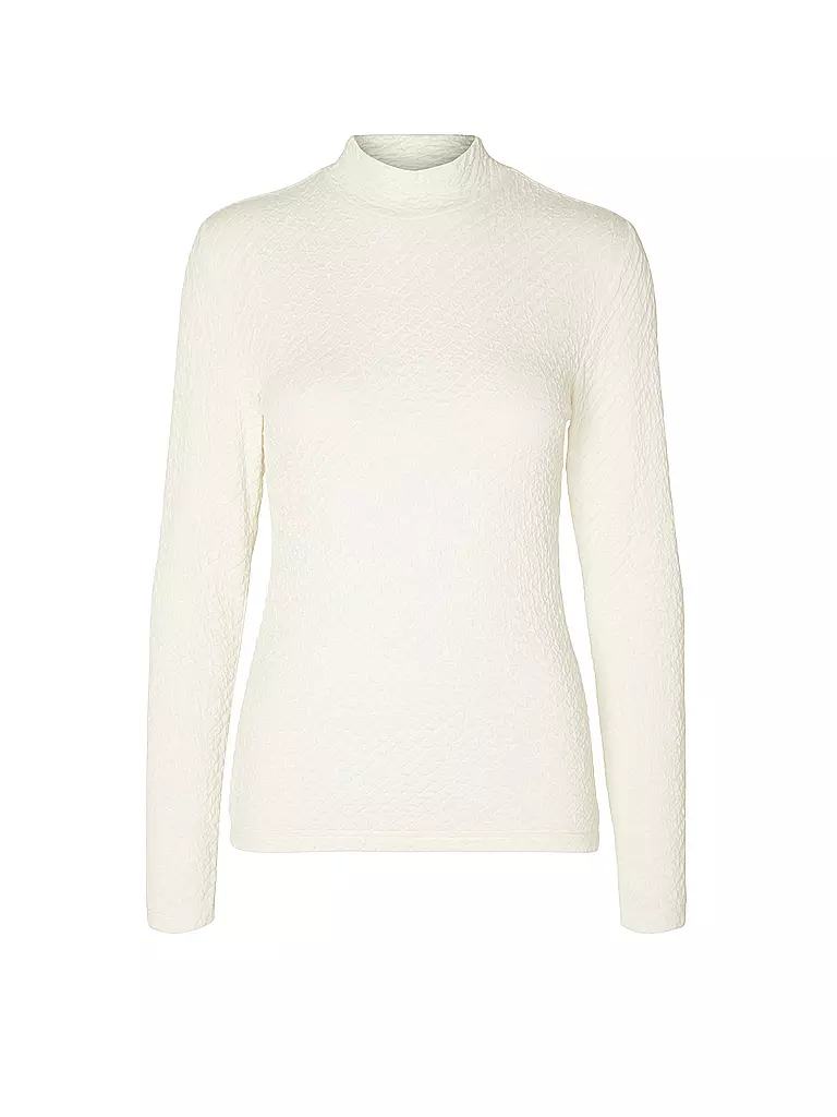 SELECTED FEMME Stehkragenshirt SLFGINNY weiss