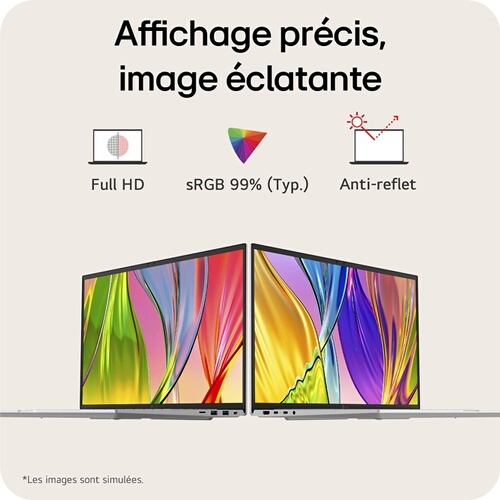 PC portable Lg Gram 15 15Z80T-G.AU8BF 15