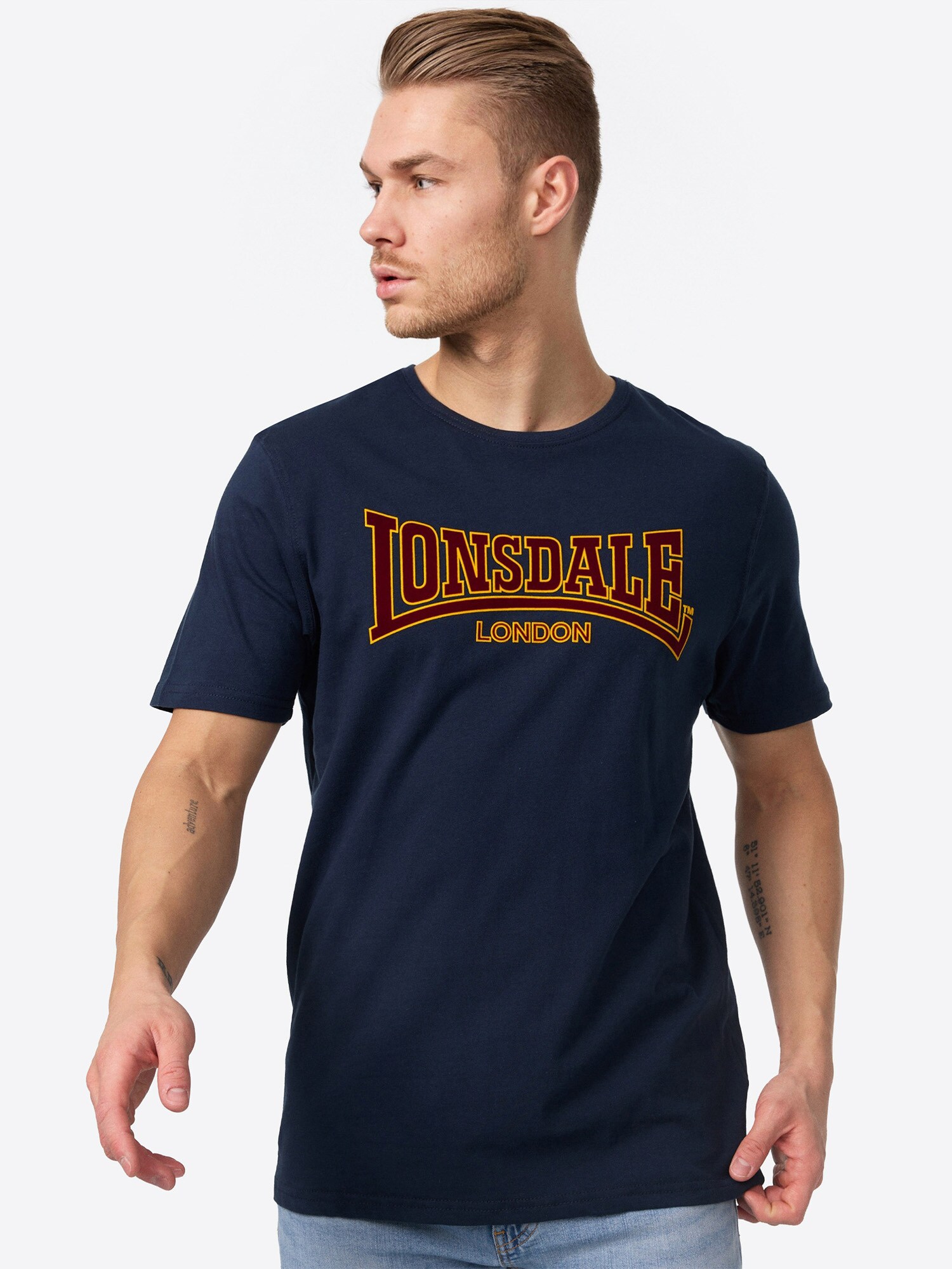 Lonsdale Herren T-Shirt schmale Passform CLASSIC