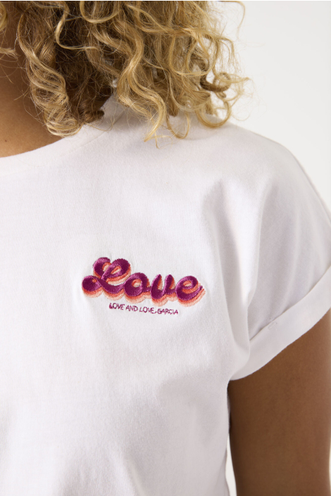 Garcia ecru dames t-shirt
