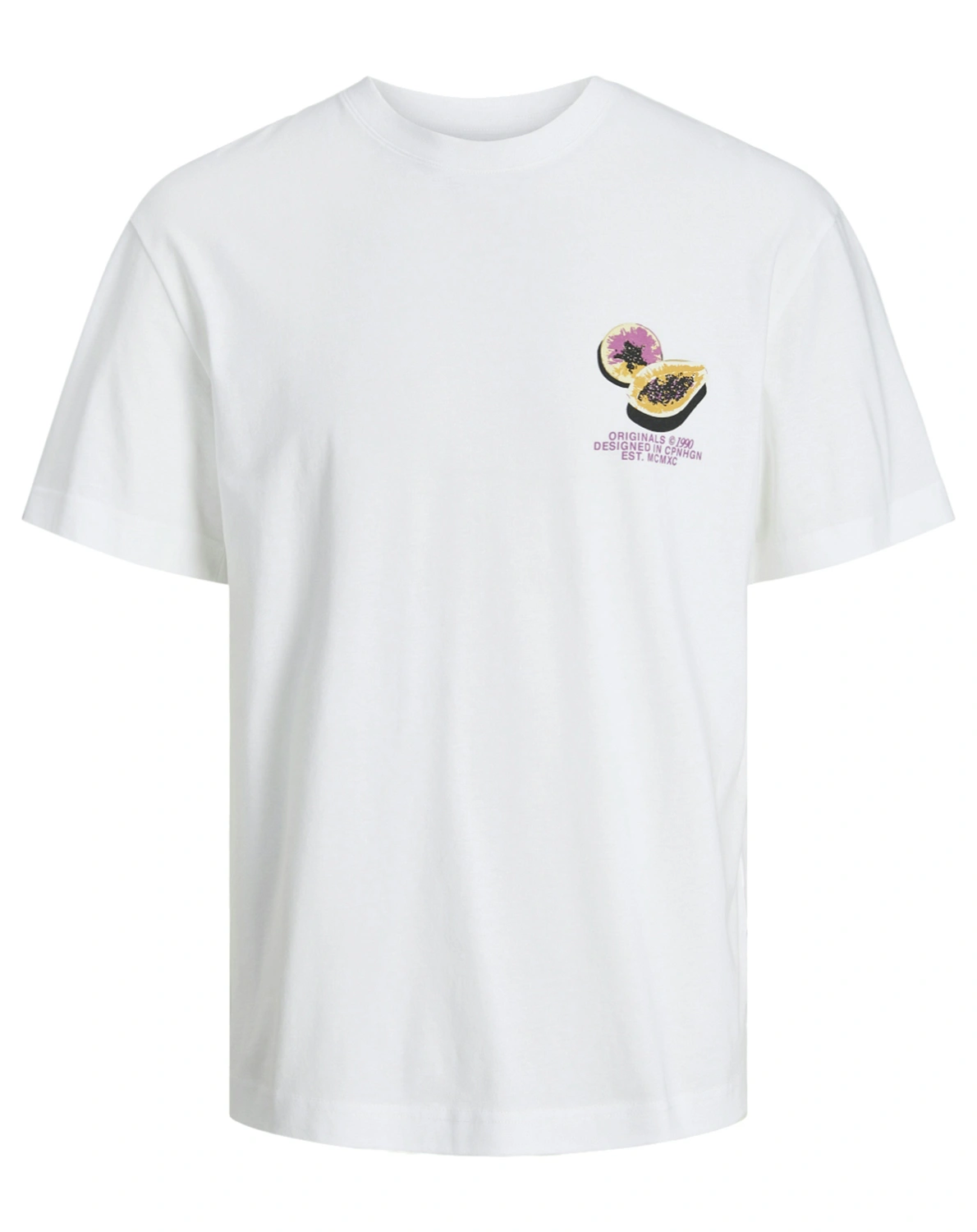 T-Shirt JORTAMPA PAPAYA in bright white