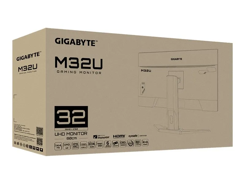[OUTLET] - Gigabyte M32U - LED-skærm - 31.5