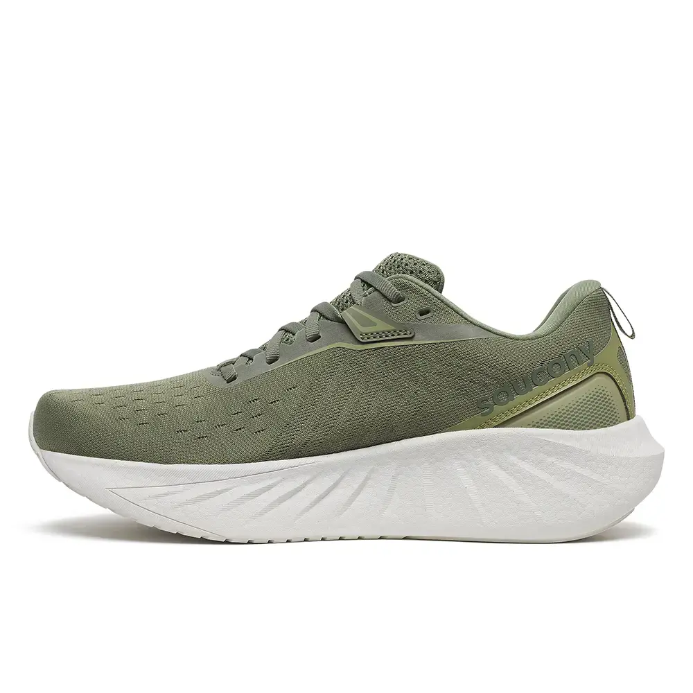 Saucony Triumph 22 Hardloopschoenen Olijfgroen/Wit Heren