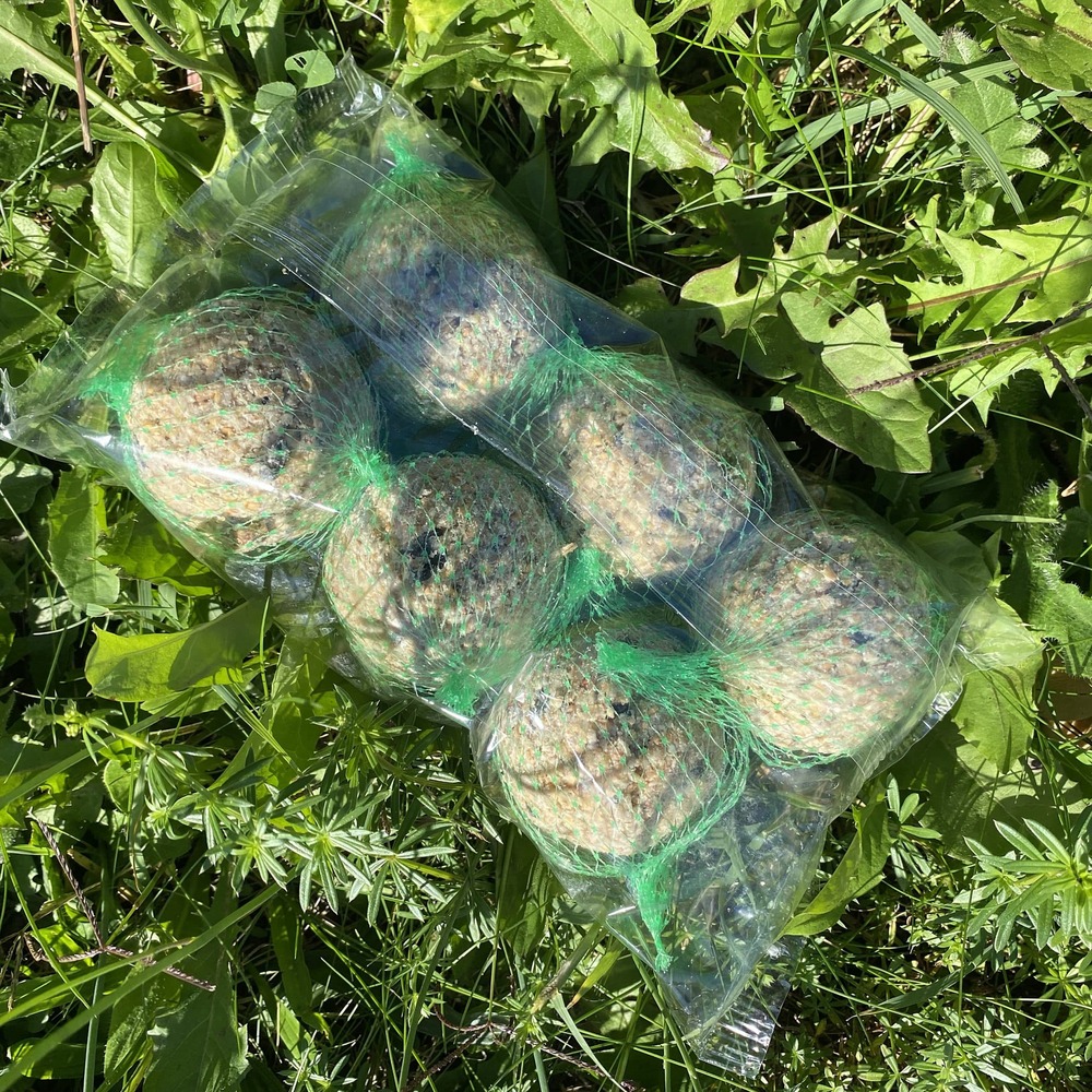 Boules de graisse pour oiseaux - lot de 6