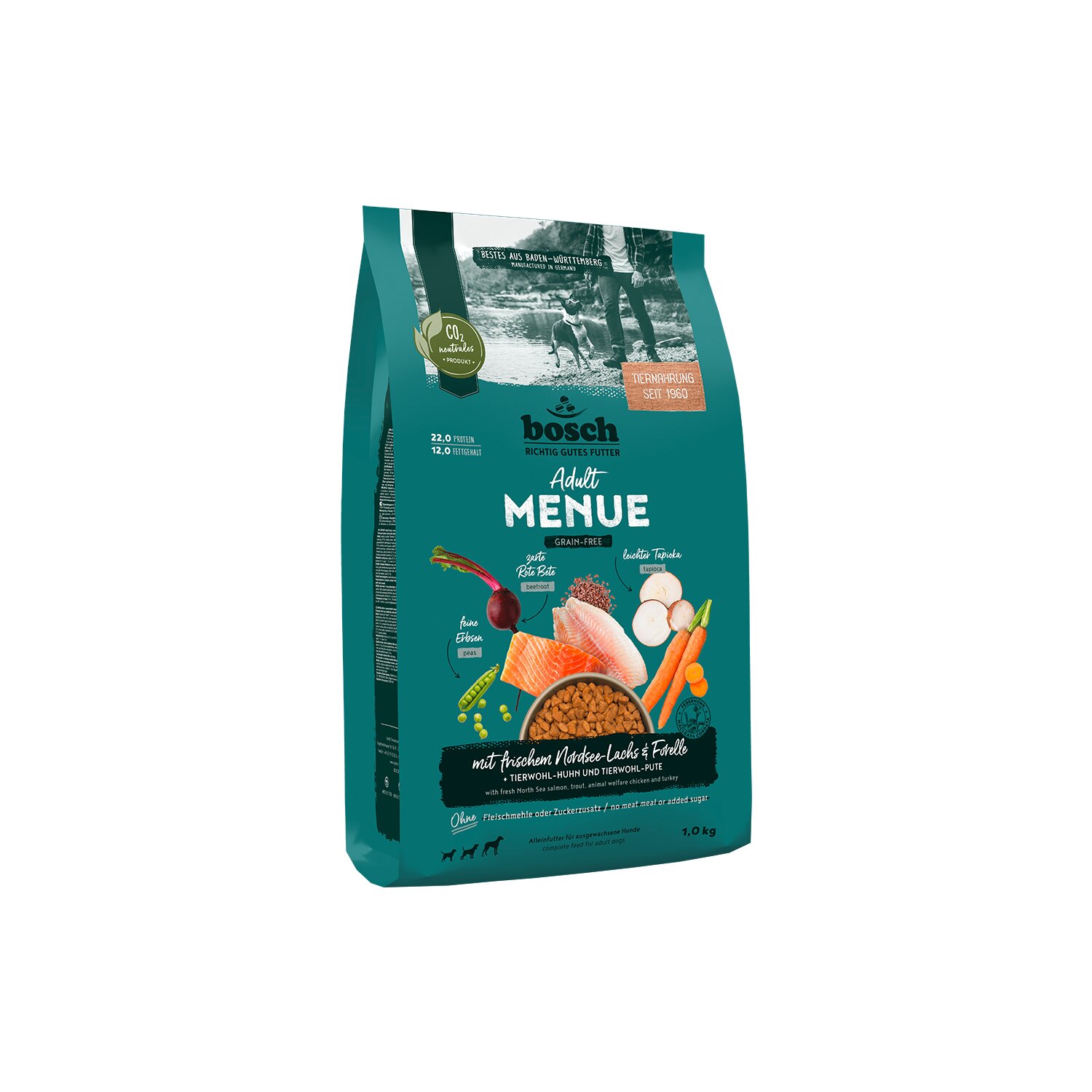 bosch HPC Menue Adult getreidefrei  - 1.0 kg - Lachs