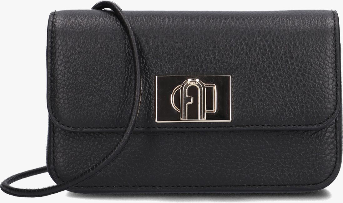 FURLA zwarte furla schoudertas 1927 mini crossbody w/loops