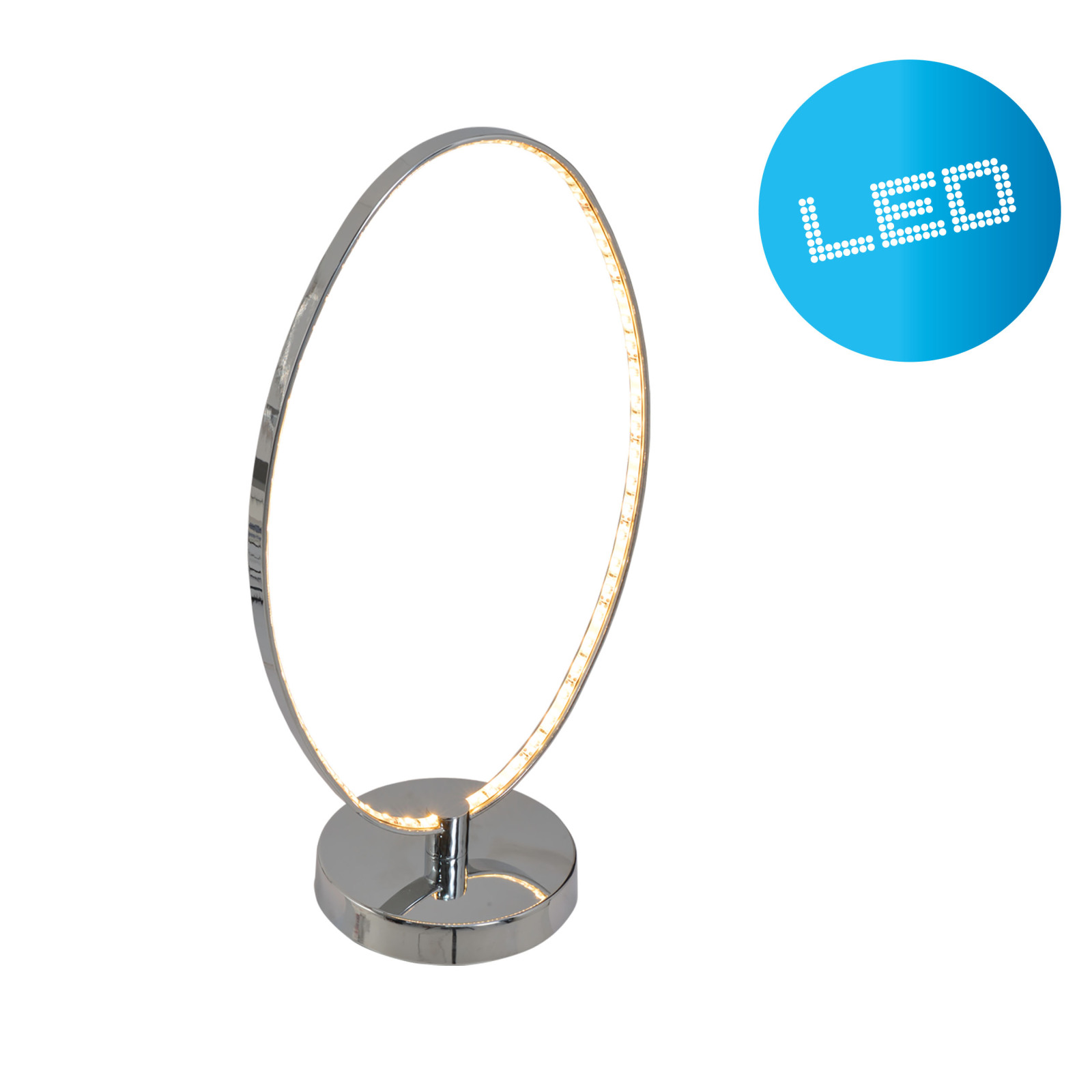 LED-Tischleuchte UNIVERSE - chromfarben - 44 cm