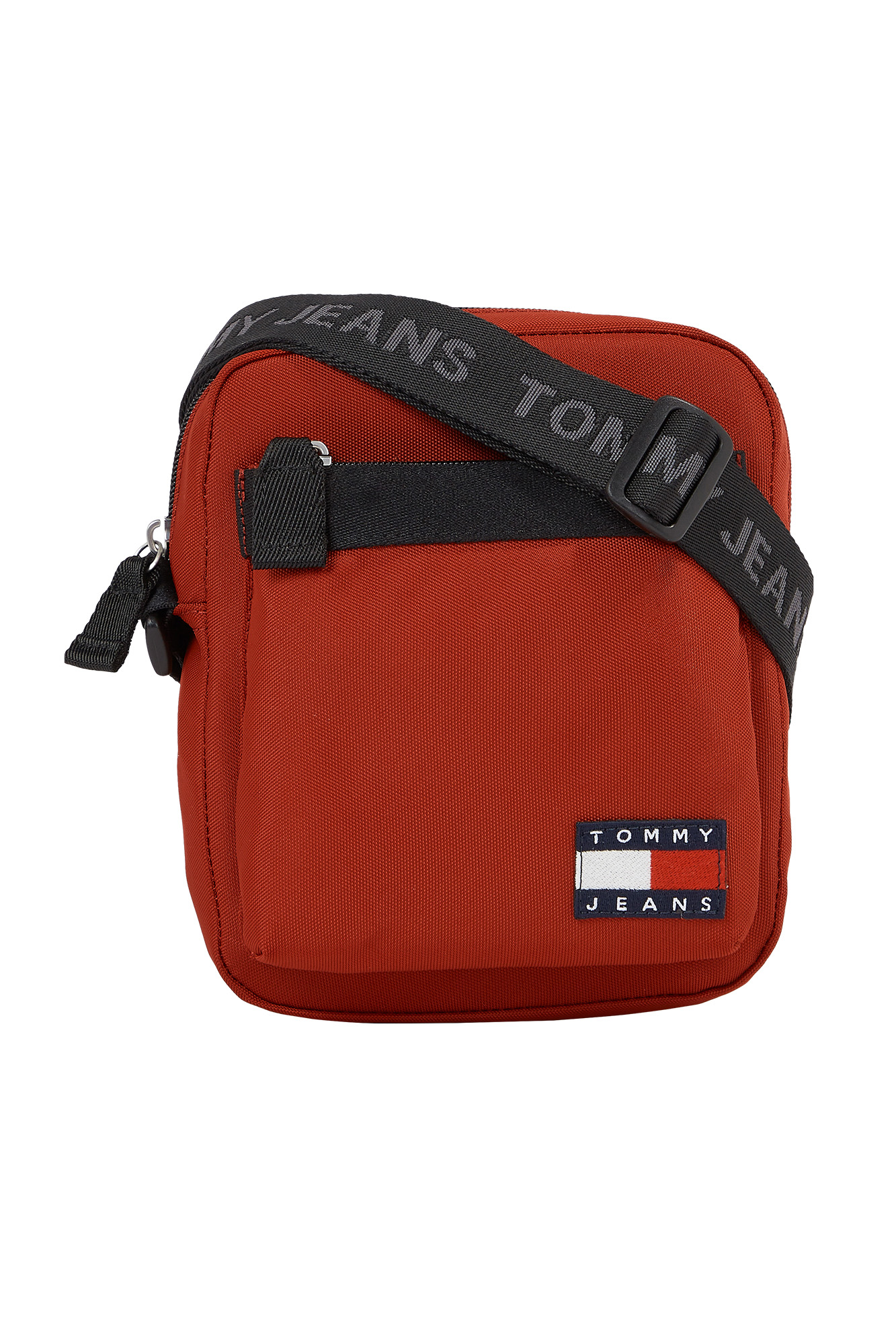 Bolsa de ombro masculina Tommy Jeans com bandeira