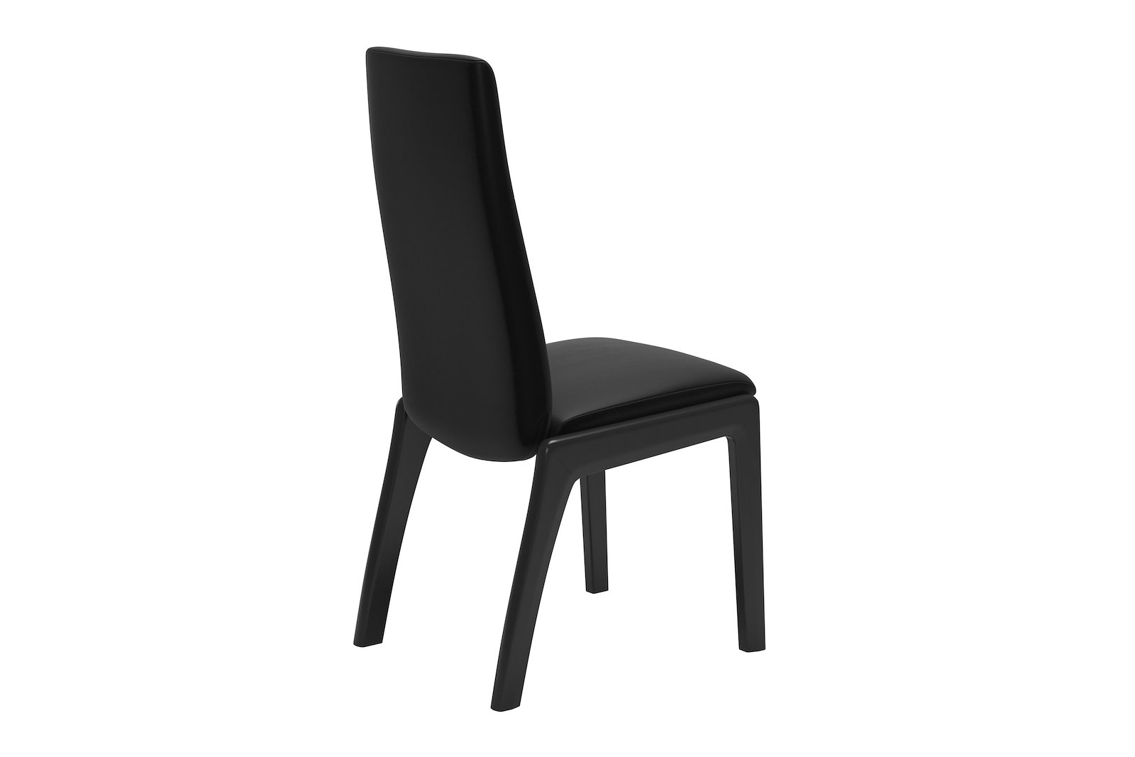 Chilli spisestol Hud Batick Black med sortbeiset understell