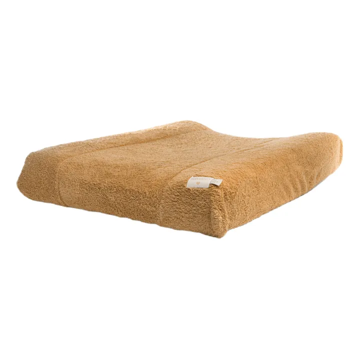 Nobodinoz Matelas à langer So Cute en coton bio | Caramel