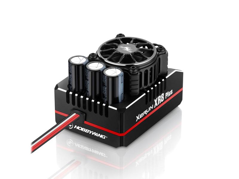 Hobbywing Brushless Regler Xerun XR8 Plus G2S 200A, 2-6S Brushless Sensored / Sensorless ESC für Modelle im Massstab 1:8