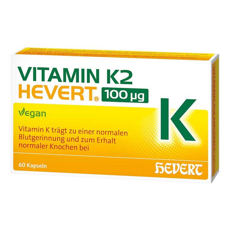 Vitamin K2 Hevert 100 µg Kapseln, 60 St