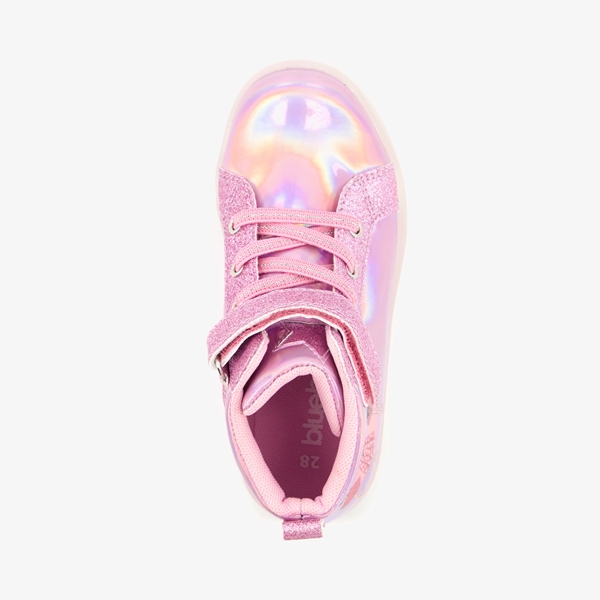 Blue Box hoge meisjes sneakers met lichtjes