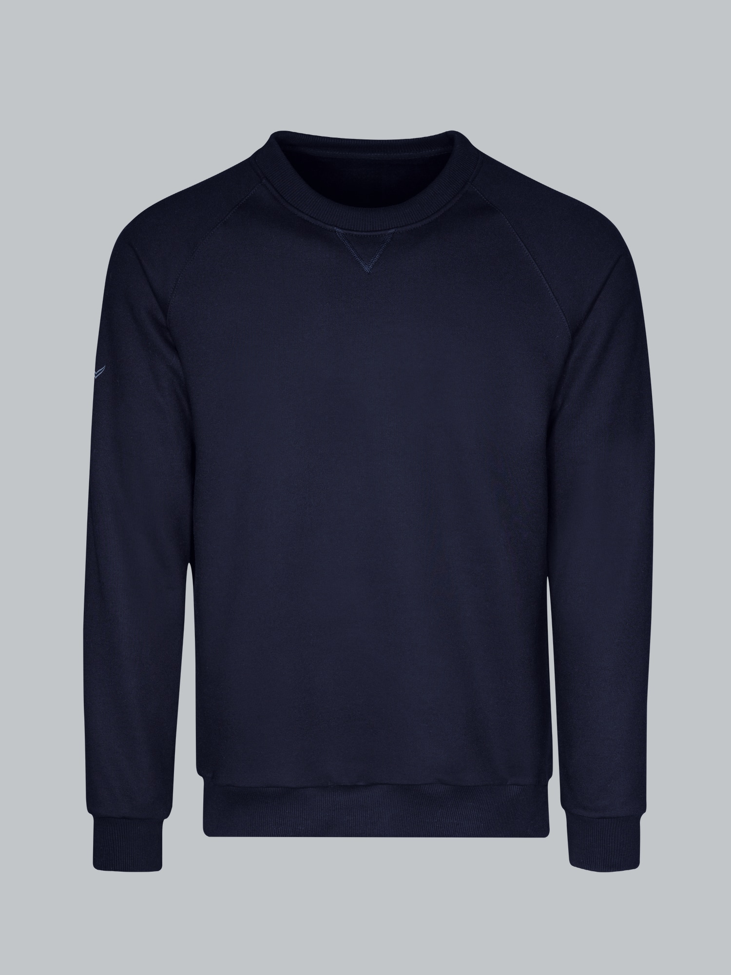 Sweatshirt mit angerauter Innenseite Navy