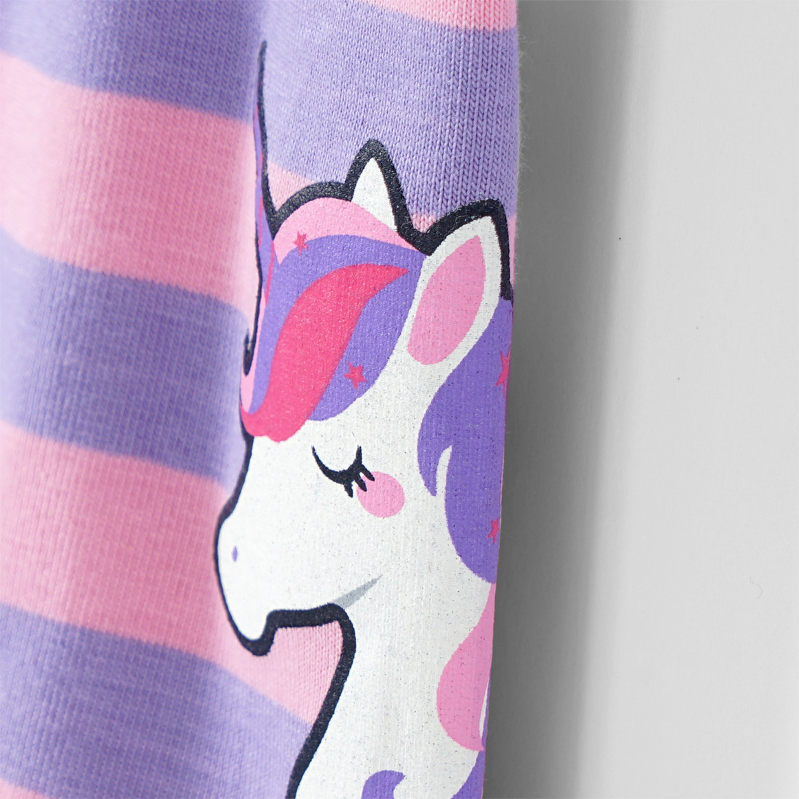 Topomini Baby Leggings im Streifen-Look helllila / rosa