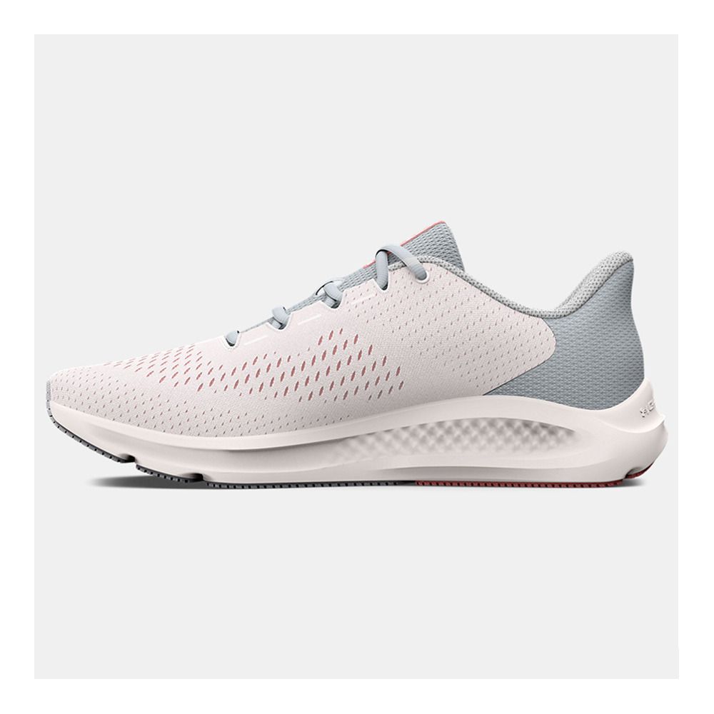 Under Armour CHARGED PURSUIT 3 BIG LOGO - Chaussures running Femme blanc