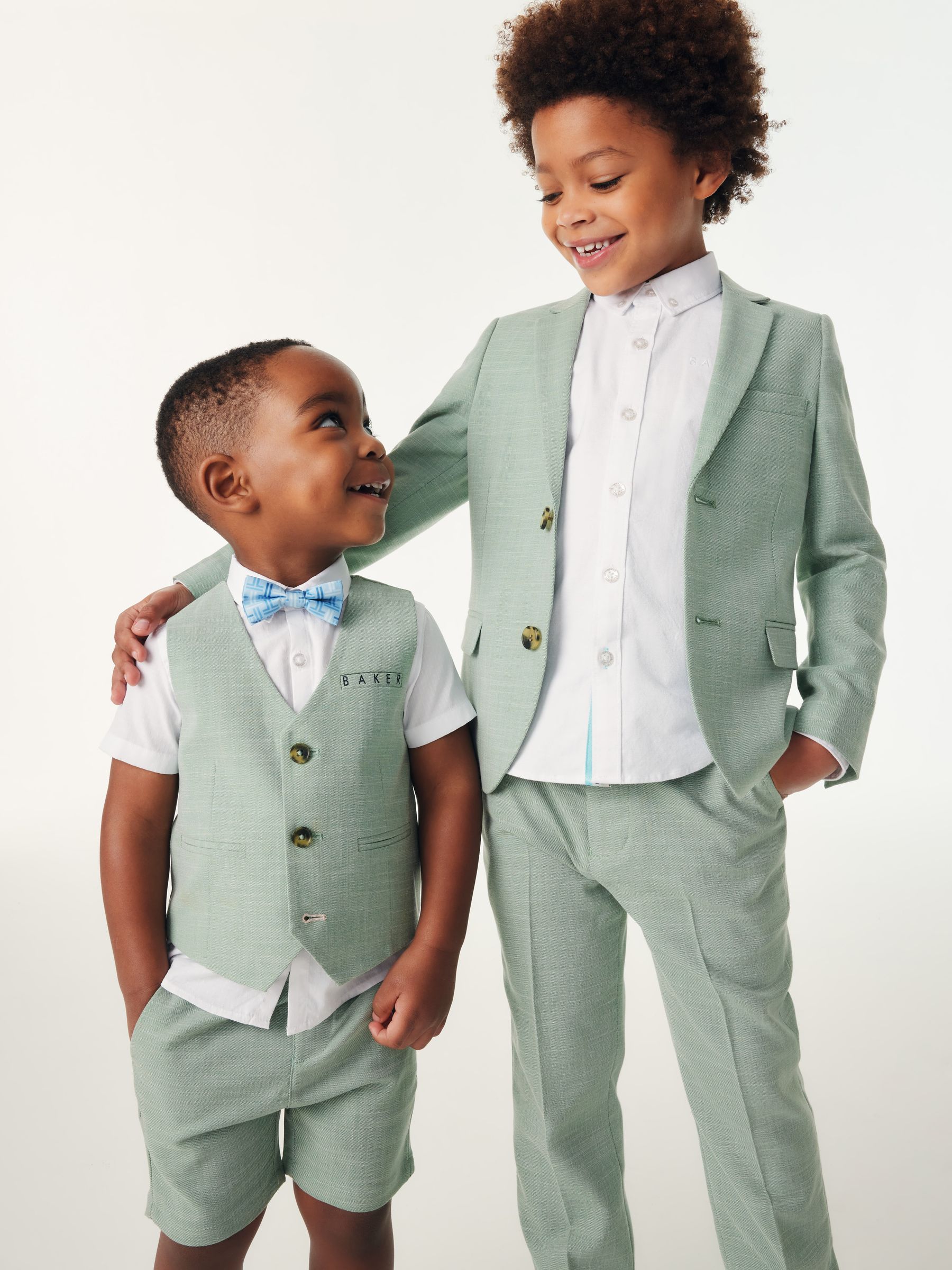 Groen - Baker By Ted Baker kostuumjasje